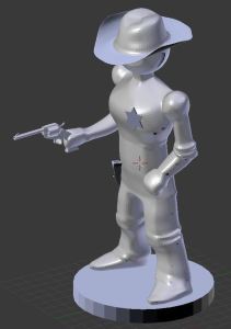 Bad Sheriffs - Sheriff Model Front - Solid